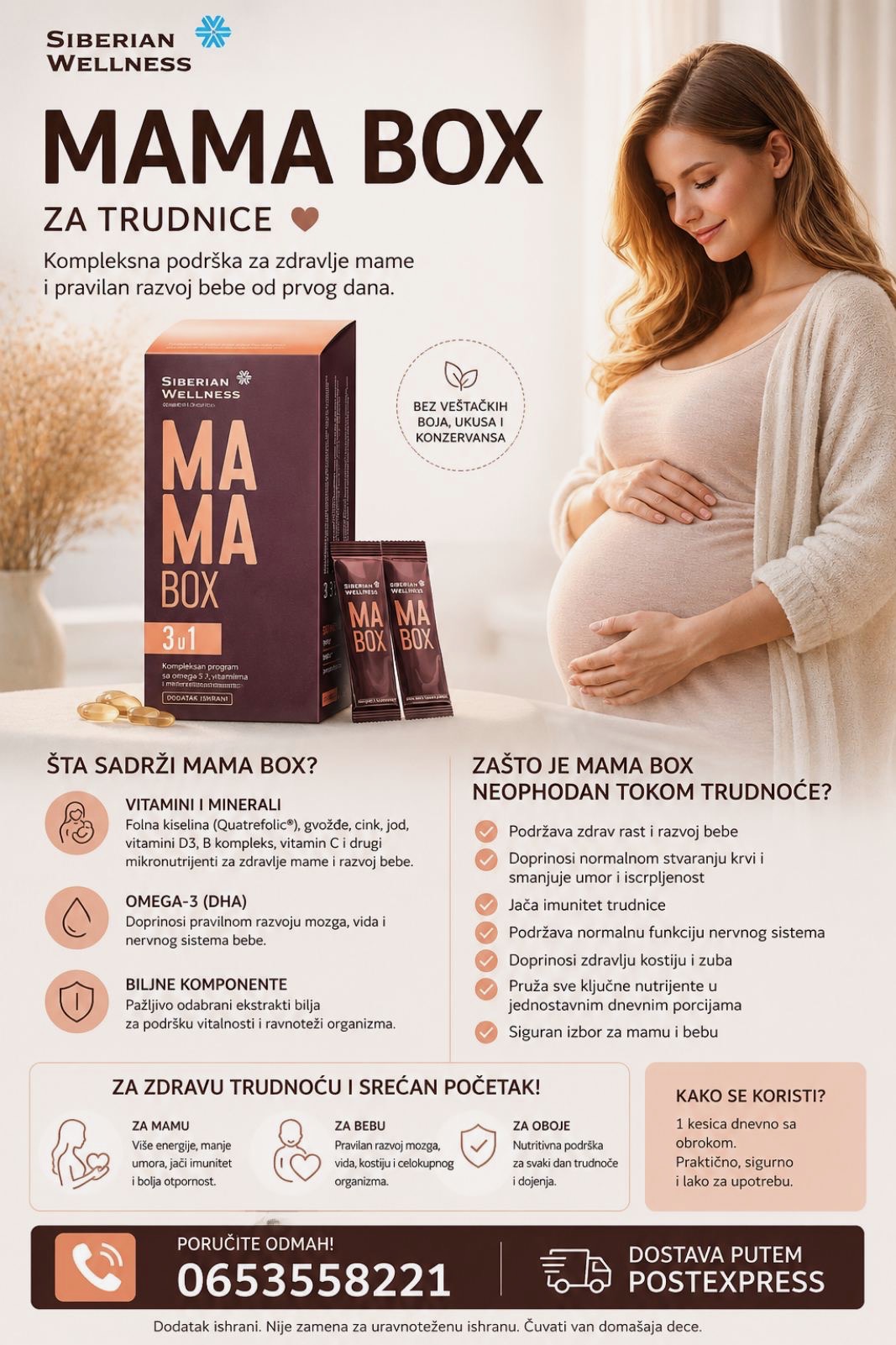 Mama Box za trudnice – Siberian Wellness kompleksna podrška